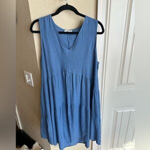 Rosemarie Blue Italian Dress